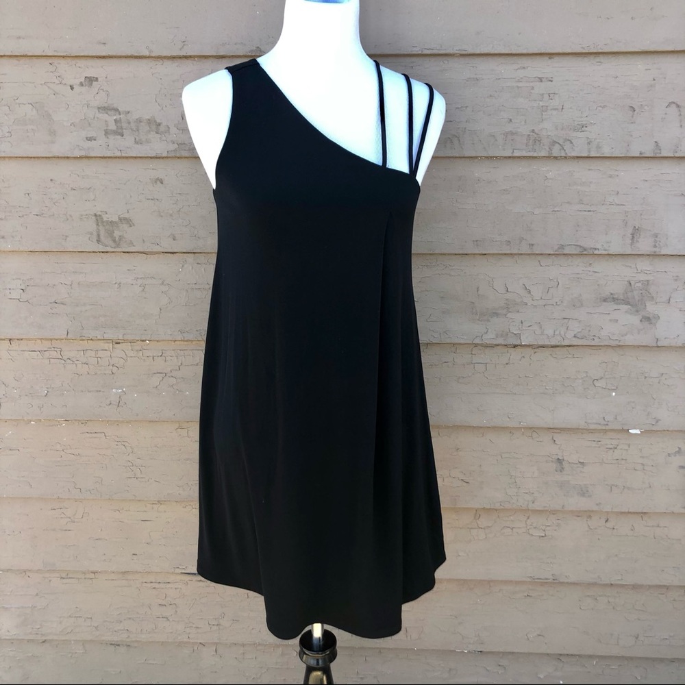 BCBGeneration Asymmetrical Jersey Shift Dress